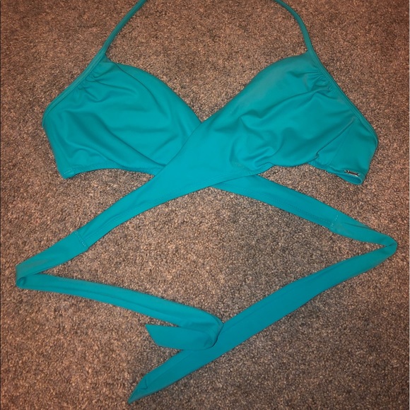 PINK Victoria's Secret Other - LOVE PINK blue body wrap bathing suit top